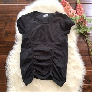 Athleta Fast Track Workout Top Gray Size Medium
